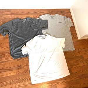 Lot of 3 Men's XL Athletic T-Shirts Champion Starter